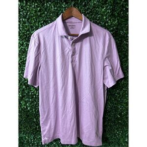 Untuckit Mens Purple Polo Size Large